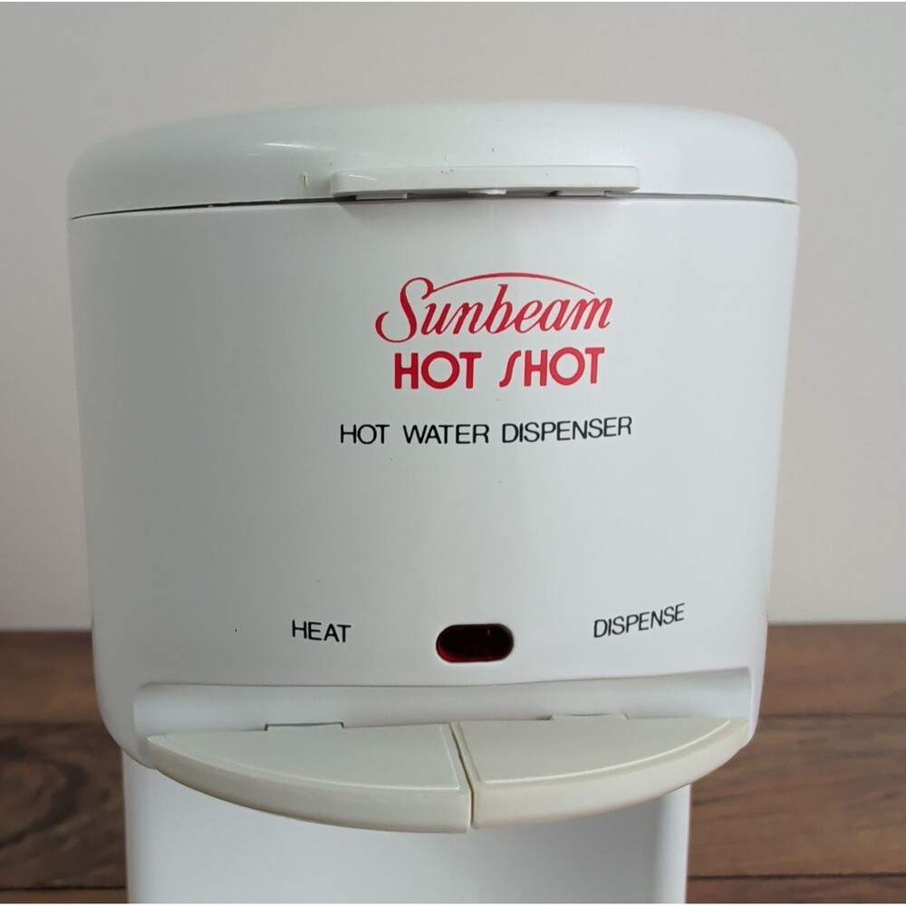 Vintage Sunbeam Hot Shot Hot Water Dispenser 3211 White Tested Works Great w/Box - Picture 14 of 16